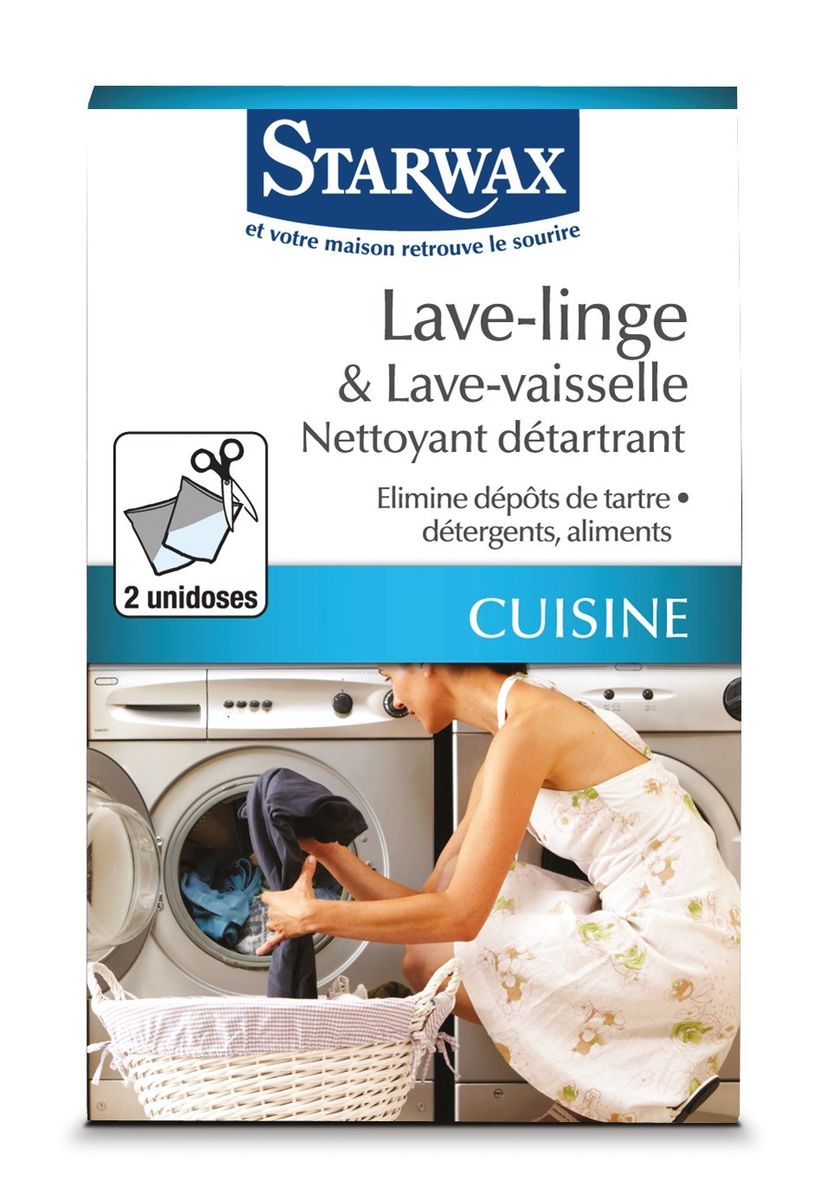 Nettoyant Detartrant Lave-linge & Lave-vaisselle Starwax - 150 G