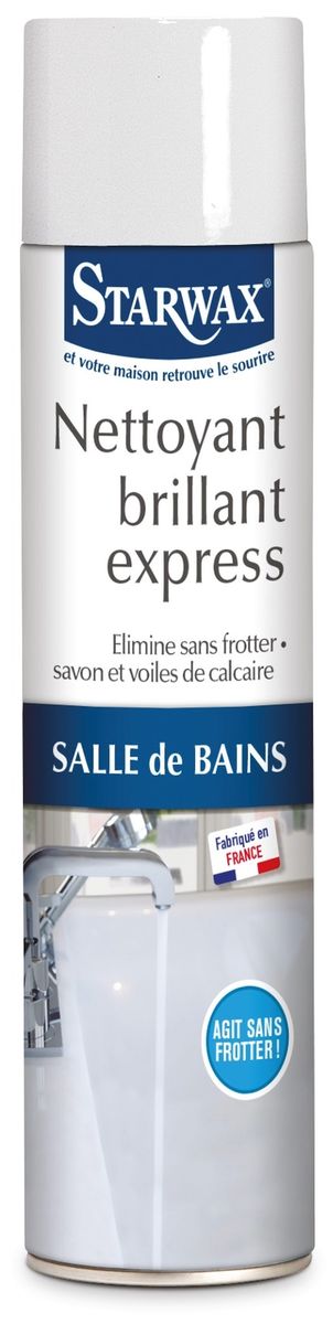 Nettoyant brillant express salle de bains bombe 600ml Starwax -D273458