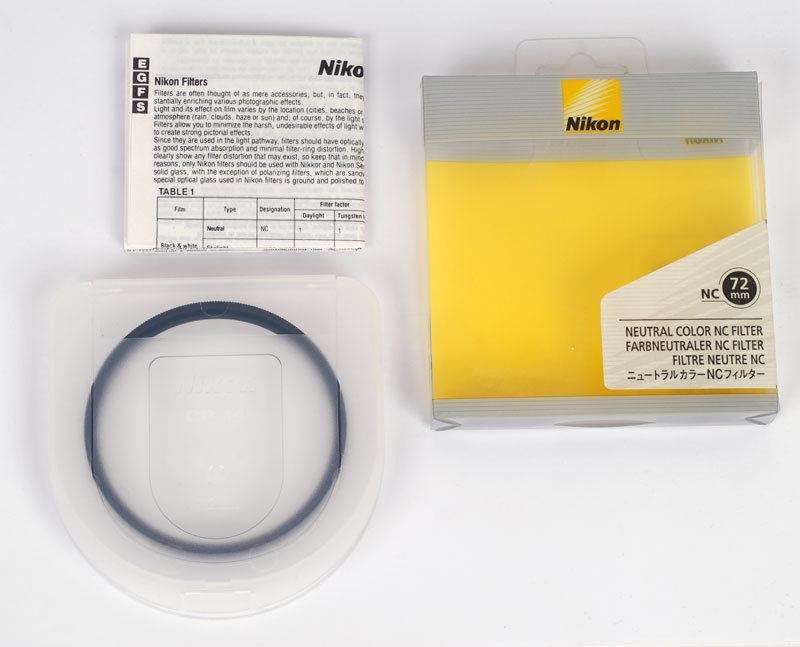 Nikon Filtre De Couleur Neutre 72mm