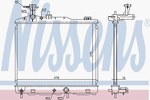 Nissens 628982 Radiateur refroidissement du moteur