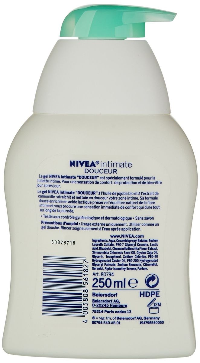 Nivea Intimate Gel De Toilette Intime Do...