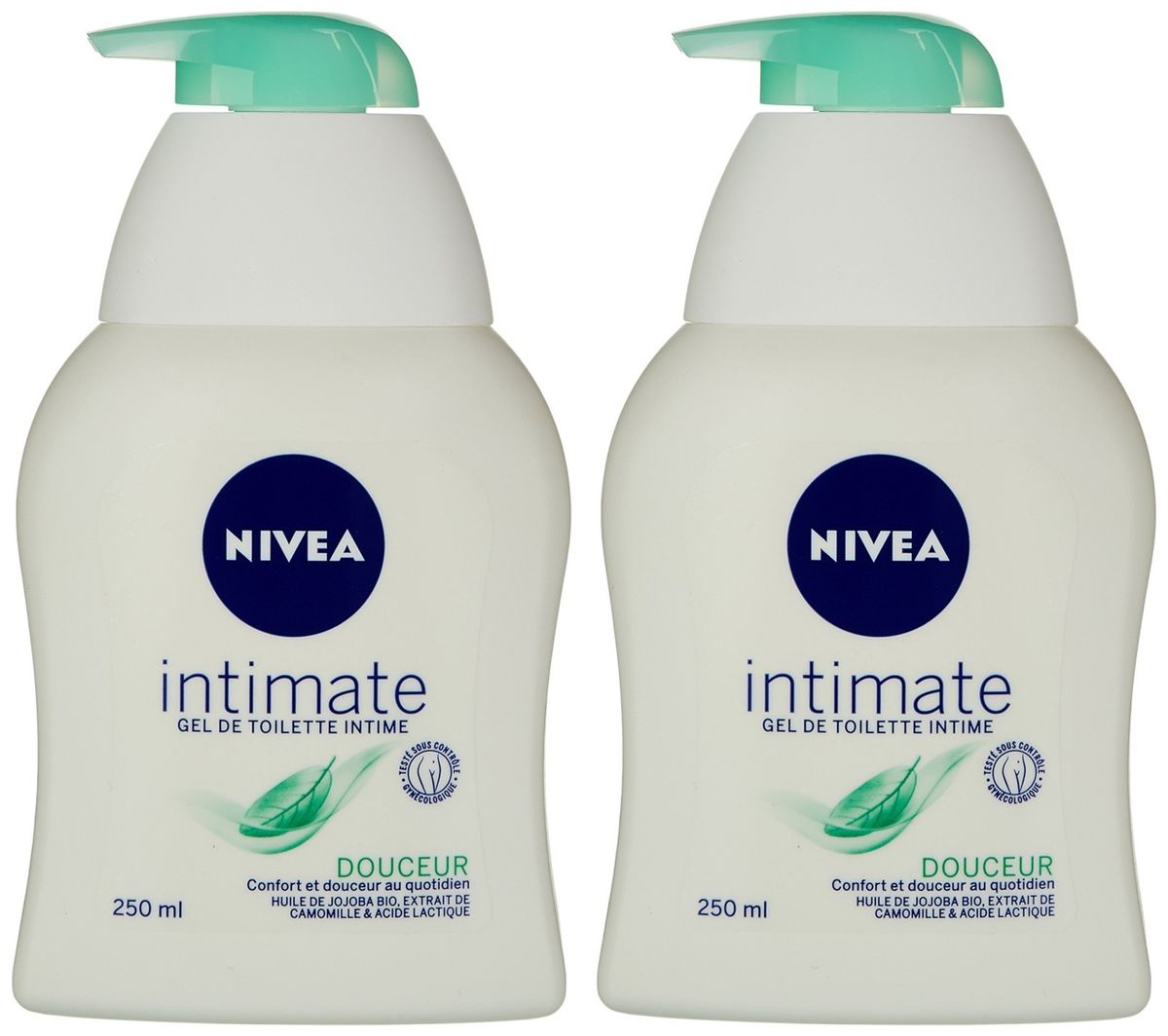 Nivea Gel De Toilette Intime Fraicheur 250 Ml Lot De 2