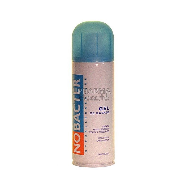 Nobacter Homme Gel De Rasage Peaux Sensibles Aerosol 150 Ml