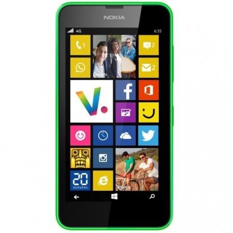 Smartphone Nokia Lumia 635 Vert - Windows Phone Os 8.1 - 4,5 Pouces - 8 Go - Double Sim