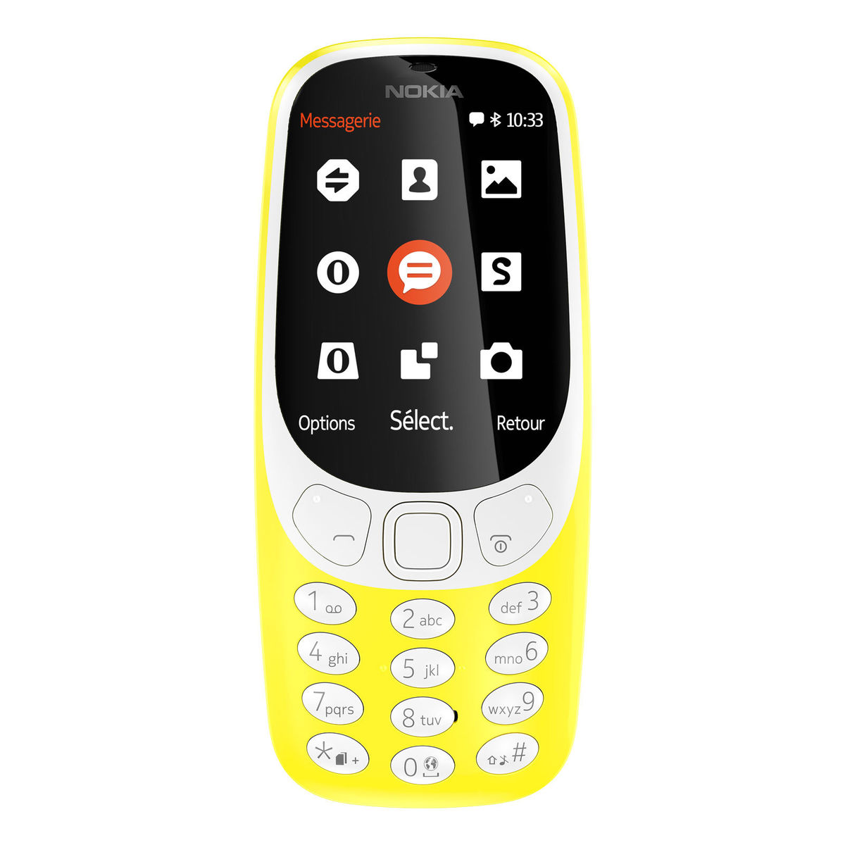 Telephone Mobile Nokia 3310 Ds Ta 1030 24 Jaune Gsm