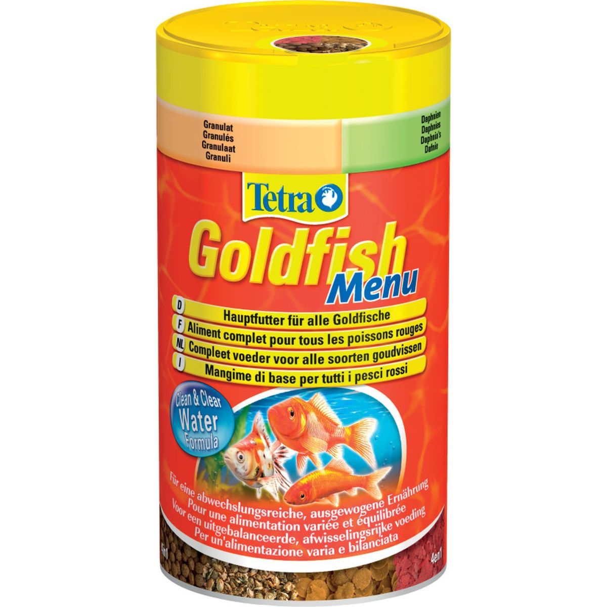 Aliment Complet Goldfish Menu pour Poissons Rouges - Tetra - 250ml