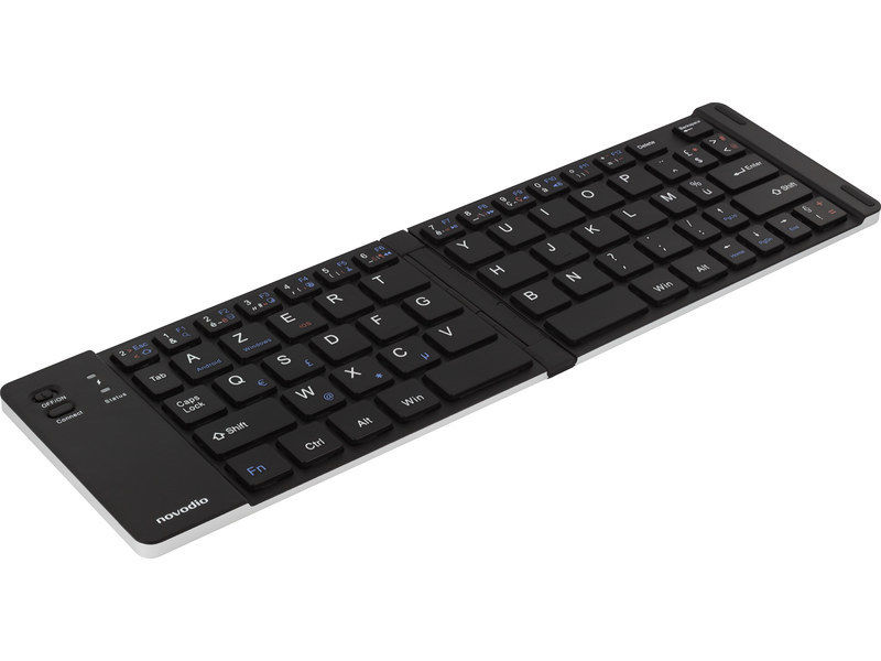 Novodio Travel Keyboard - Clavier Azerty Bluetooth Pliable Ios Android Mac Pc