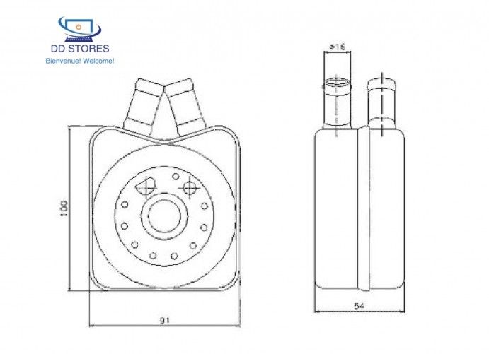 NRF 31304 Radiateur dhuile 