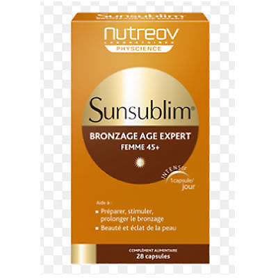 Nutreov Physcience Sunsublim Bronzage Anti-age Femme 45+ 28 Capsules