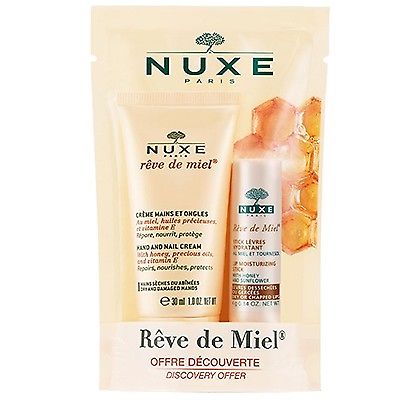 Nuxe Reve De Miel Creme Mains 30ml+stick Levres 4g
