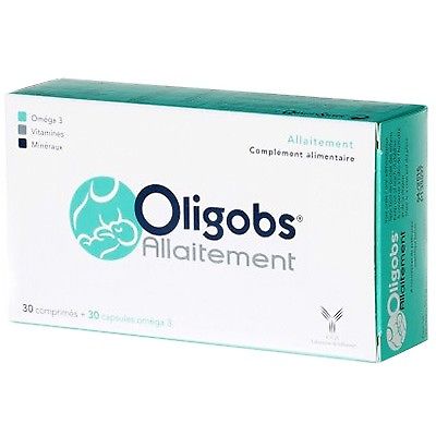 Oligobs Allaitement Omega 3 30 Comprimes Plus 30 Capsules