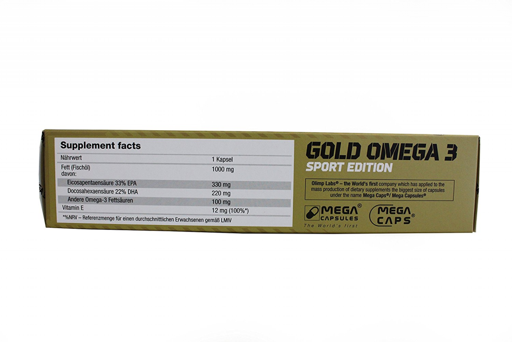Olimp Sport Nutrition Gold Omega 3 Sport Edition 120 Capsules