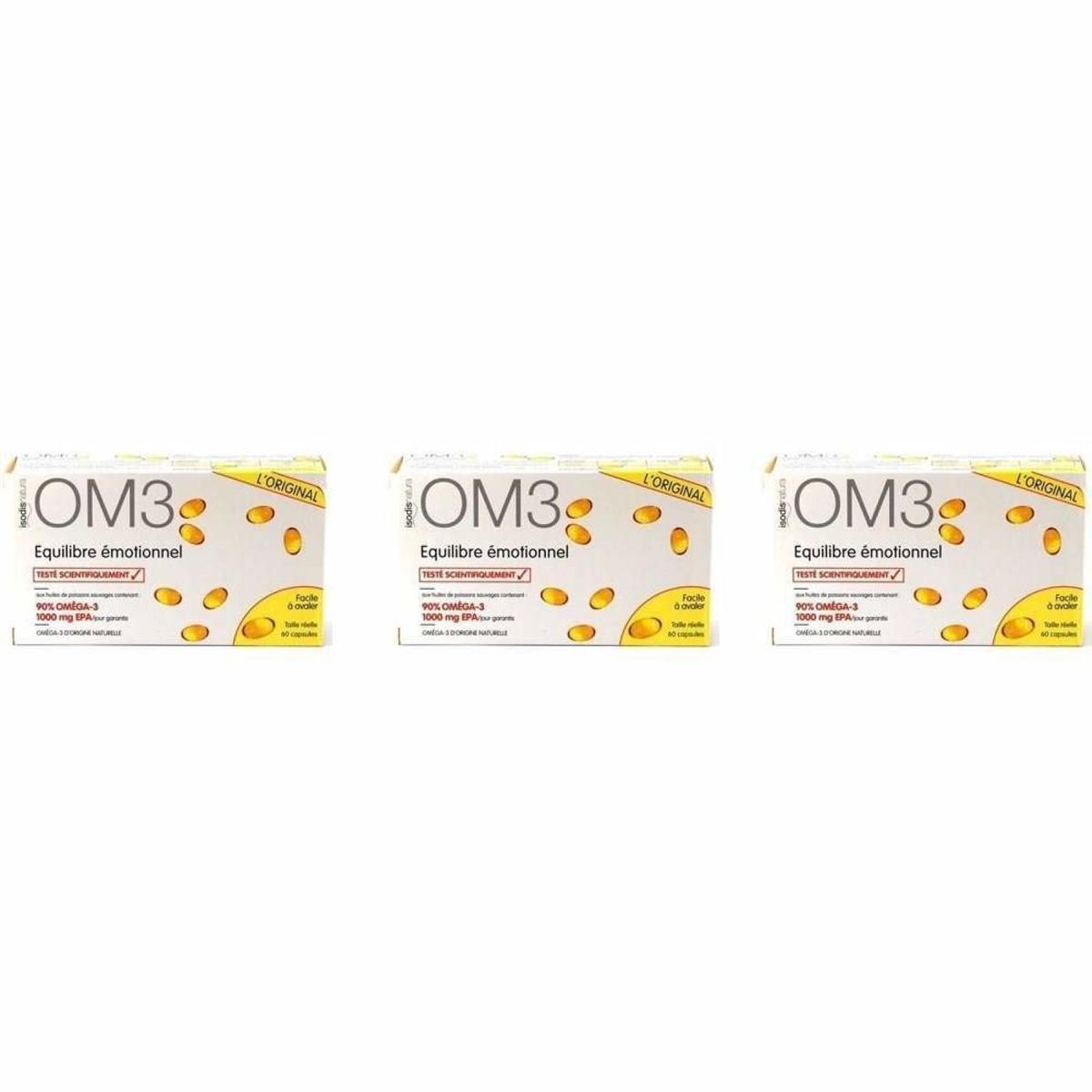 Om3 Classique Equilibre Emotionnel Promo Lot De 3 Boites 180 Capsules