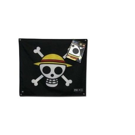 Drapeau One Piece - Skull - Luffy (50x60) - Abystyle