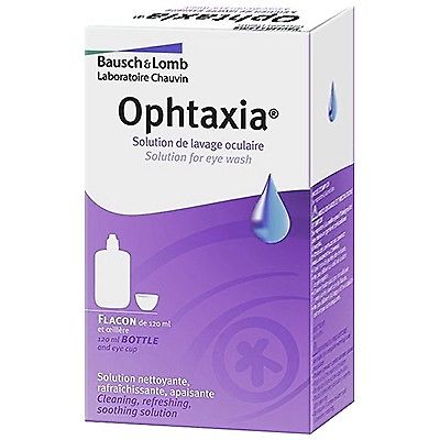 Bausch & Lomb Ophtaxia Solution De Lavage Oculaire 120ml
