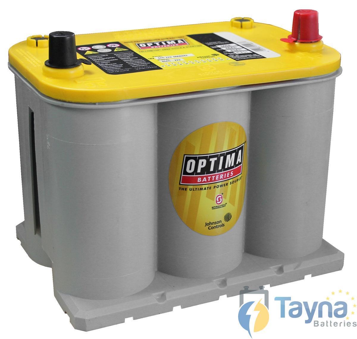 Batterie Optima 48ah-660a Yellowtop Spiralcell Ref. Yt R 3.7