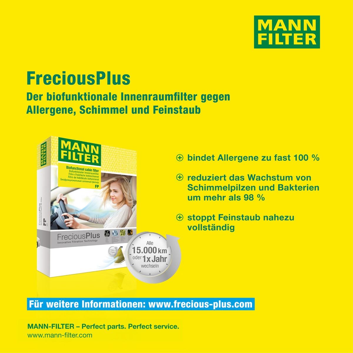 Mann-filter Fp 29 003-2 Filtre A Air De ...