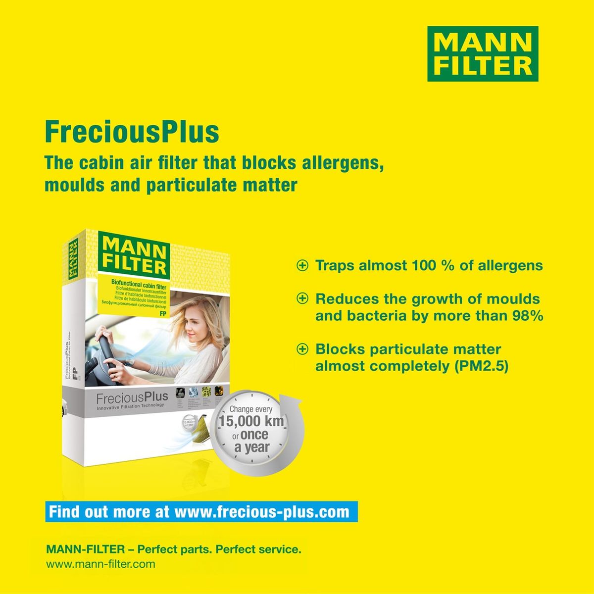 Mann-filter Fp 29 003-2 Filtre A Air De ...