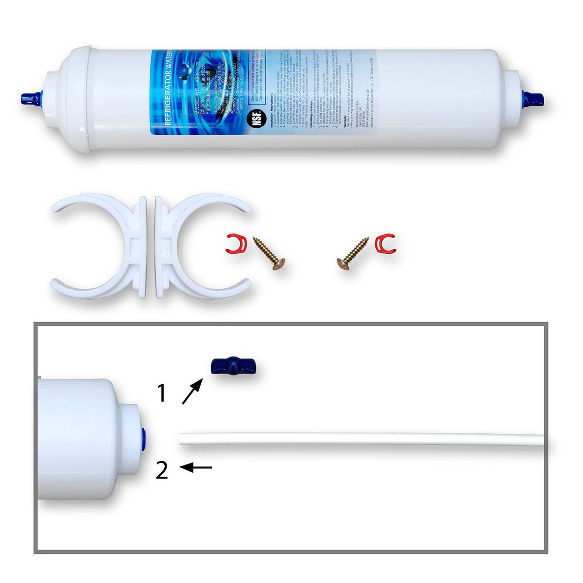 Filtre a eau universel refrigerateur americain adaptable Samsung GE LG DAEWO