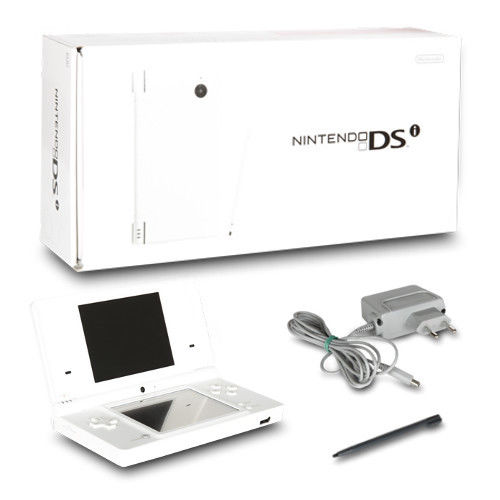 Original Nintendo Dsi Console Blanc/blanc En Emballage Original 82d