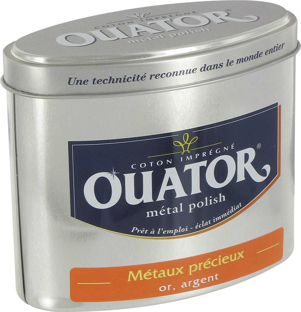 12 OUATOR ARGENT  renove, protege, fait briller OR ARGENT PLATINE
