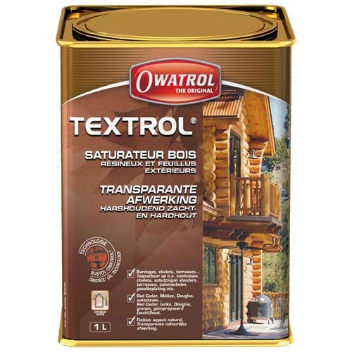 Owatrol Textrol Saturateur pour bois tendres exterieurs 1 L Chene Dore