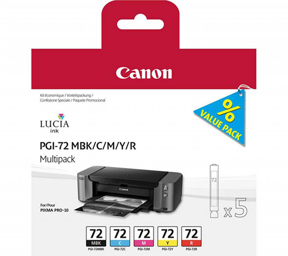 Canon Encre Multipack Pgi 72 Mbkcmyr