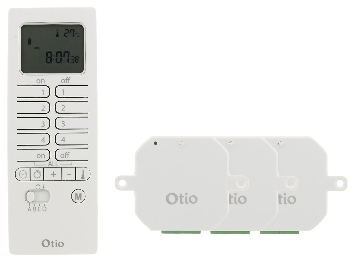 Otio Pack Chauffage Connecte Avec Telecommande Thermostat Et Modules De Chauffage -