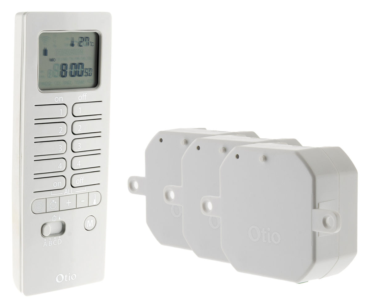 Otio Pack Chauffage Connecte Avec Telecommande Thermostat Et Modules De Chauffage -