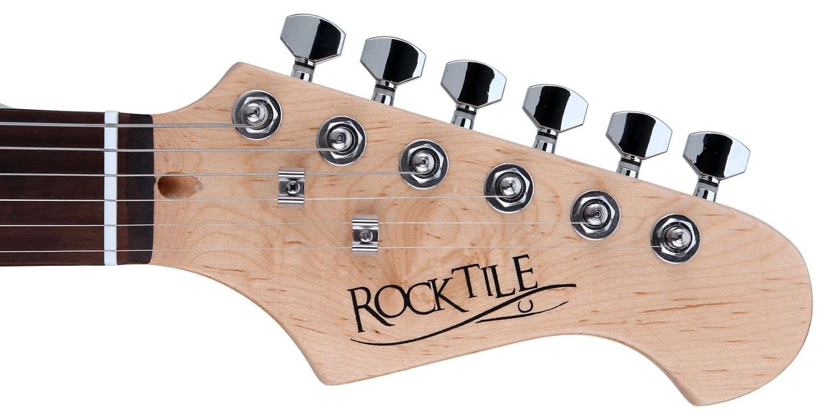 Rocktile St Pack Guitare Electrique Noire En Set Incl Ampli Housse Accordeur Cable Sangle