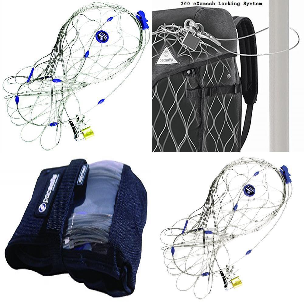 Filet De Securite Pour Sac A Dos - Pacsafe - 120l - Noir - Metal - Multisport