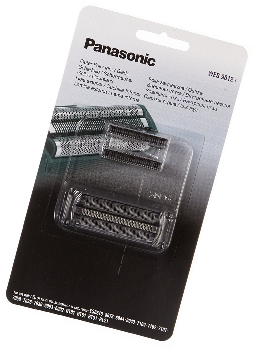 Panasonic WES9012Y Tete de rasoir Grille et couteaucombi pack pour rasoir electrique Panasonic ES7101 ES6002 ES8043