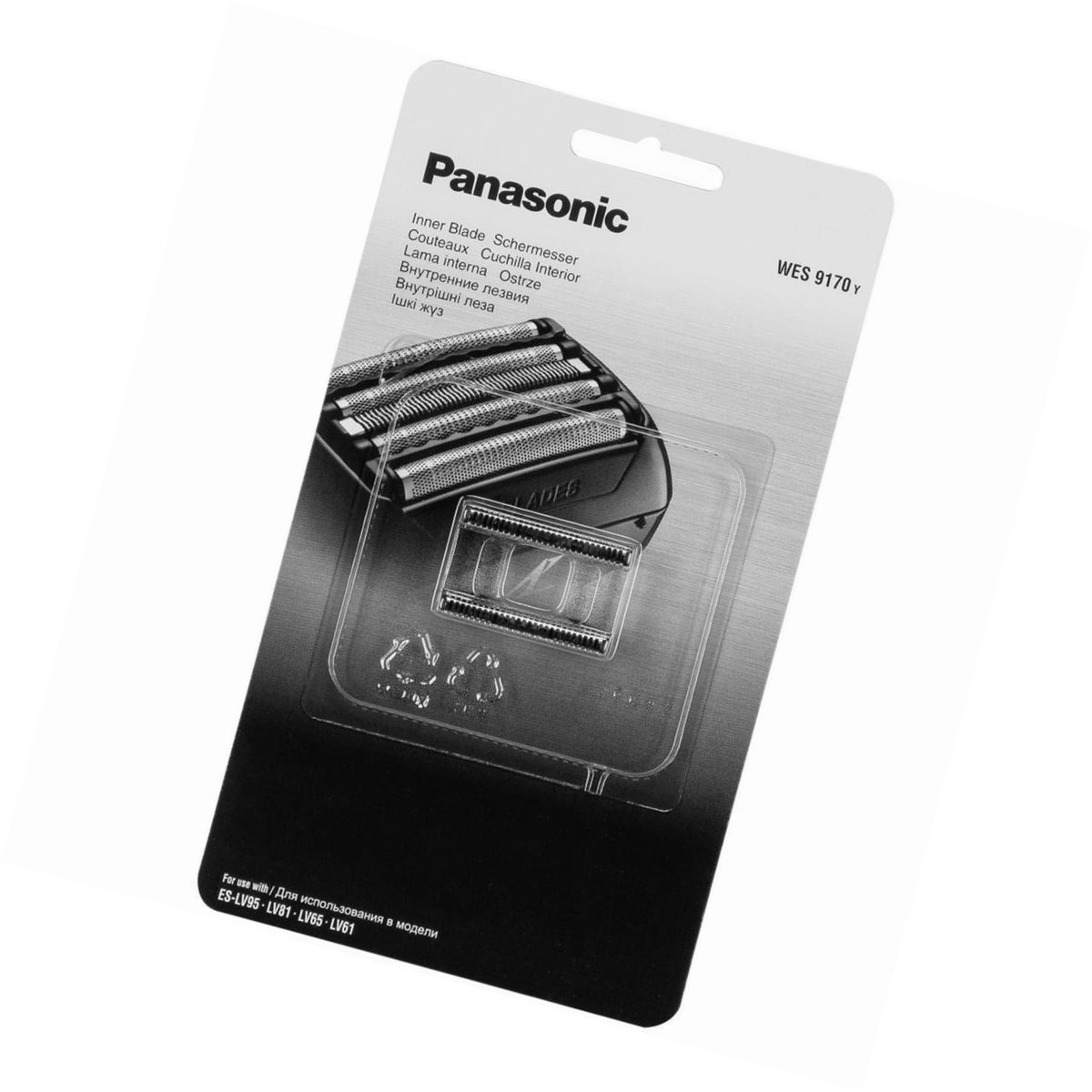Lames De Rasoir - Panasonic - Wes9170y1361 - Acier Inox Japonais - 5 Lames - Compatible Avec Es-lv9u/6u/9q