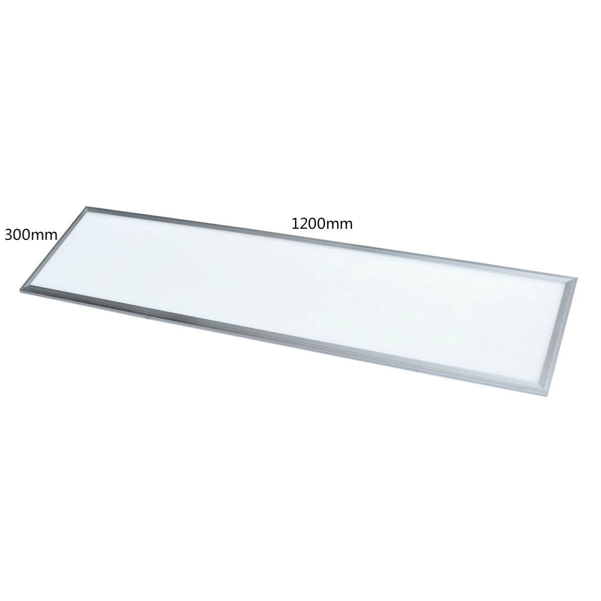Silamp Pack De  2 - Panneau Led 120x30 Slim 36w Alu - Blanc Chaud 2300k - 3500k