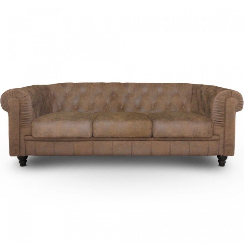 3s. X Home Canape 3 Places Chesterfield Vintage Antoniano Unisex