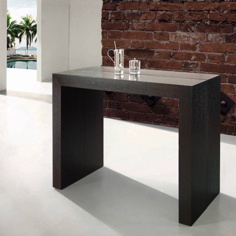 Table Console Extensible Oxalys Bois Wenge