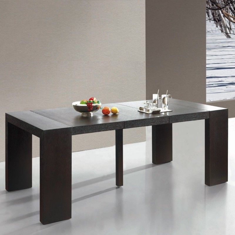 Table Console Extensible Oxalys Bois Wenge