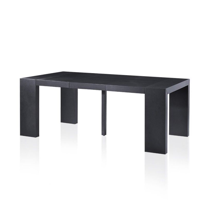 Table Console Extensible Oxalys Xl Noir Carbone