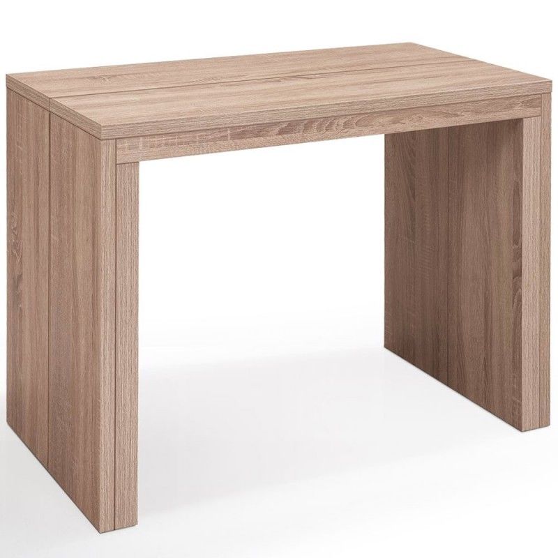 Table Console Extensible Oxalys Xl Chene Ceruse Fonce