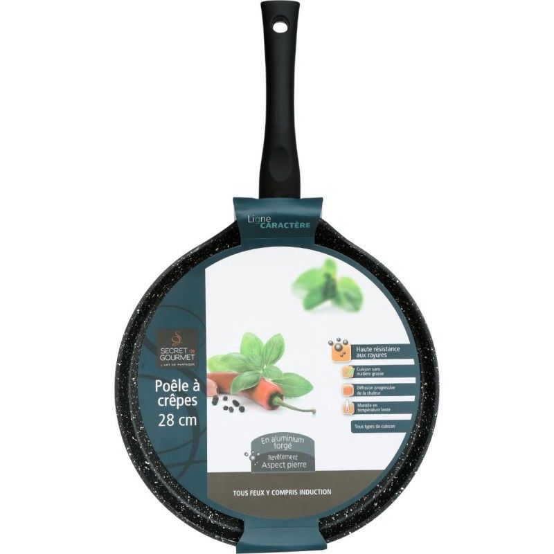 Crepiere Aluminium Forge Caractere 28cm 5 Five Simply Smart