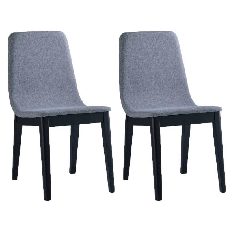 Chaise Tissu Gris - Felicio