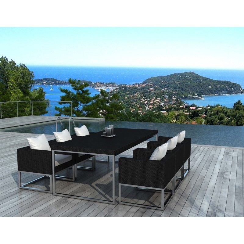 Ensemble De Jardin Maldives En Resine Tressee