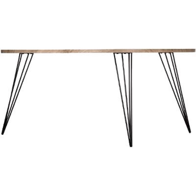 Table Basse - Atmosphera - Neile - Ovale - Aspect Bois - Noir