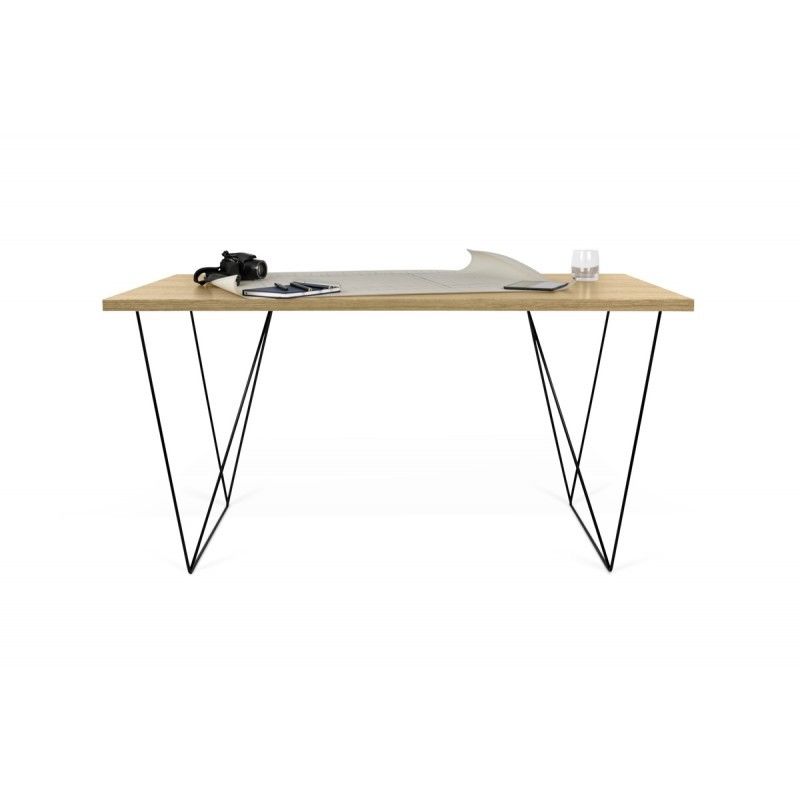 Camif Bureau Taho Chene/noir