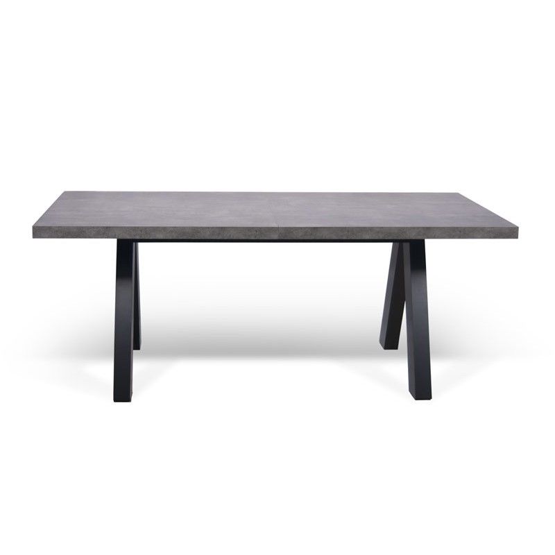 Table A Manger Extensible - Temahome - Apex - Noir - 8 Places - Design Contemporain