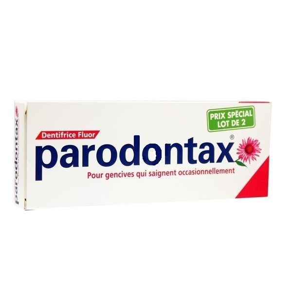 Parodontax Dentifrice Pate Gingivale Lot De 2 X 75ml