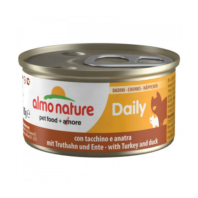 Almo Nature Daily Menu 6 x 85 g pour chat bouchees a la truite