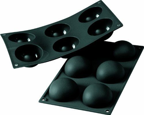 Kit moule silicone 6 demi spheres 6 cercles a tarte Patisse