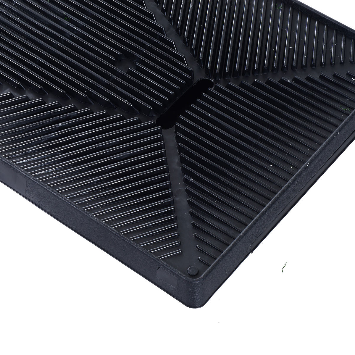 Bacs A Litieres - Pawhut - Pour Chiens Gazon Synthetique Toilettes Portables Tiroir Dejection - Plastique - 63x51x6cm - Noir Vert