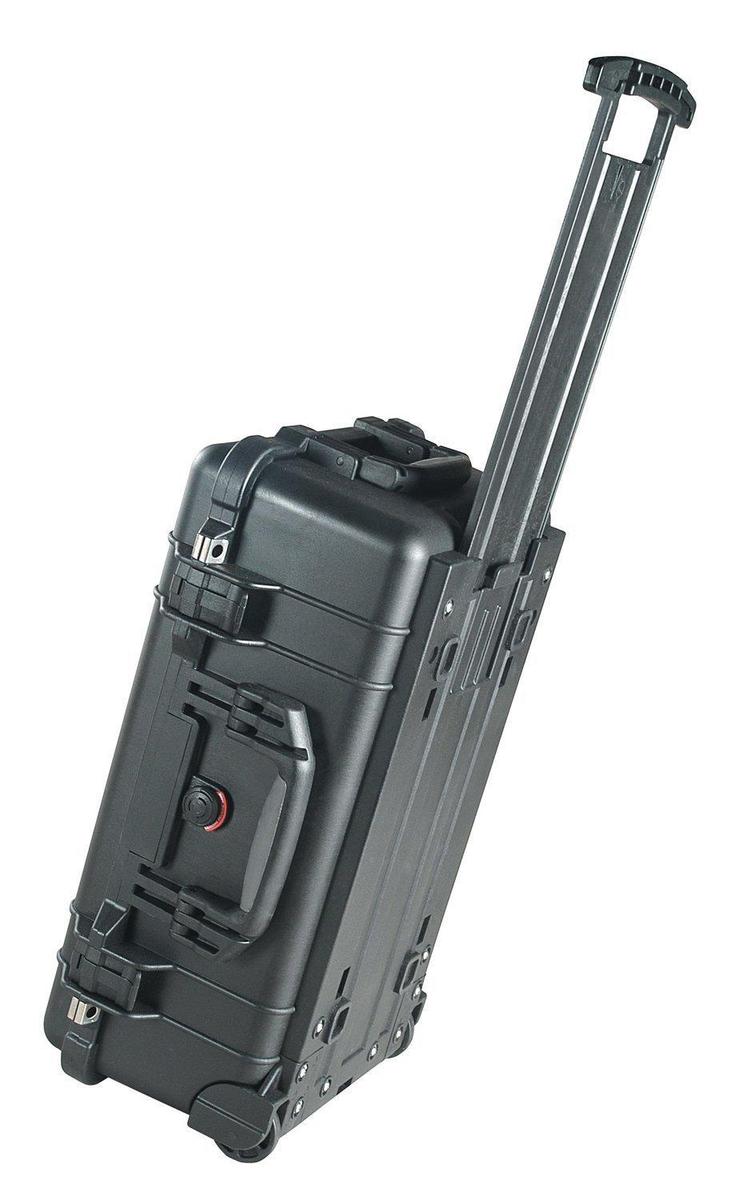Peli 1510 Bkf Flight Case A Roulettes Noir Avec Mousse 501x279x193 Mm